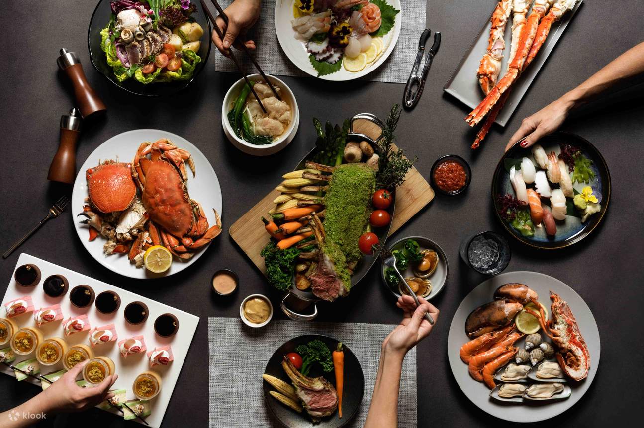 Buffet en JW Marriott Hong Kong｜JW Café｜Desayuno buffet, almuerzo buffet, té de la tarde buffet, cena buffet